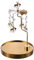 Lurrose Weihnachten Kerzenhalter Rentier Spinning Teelichthalter Metall Rotierend Teelicht Karussell Kerzenständer Windlicht Tischdeko für Weihnachtsfeier Hochzeit Neujahr Party Kamin Fotorequisiten