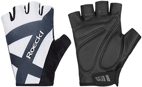 Roeckl Sports Roeckl Busano Fahrrad Handschuhe kurz weiß/schwarz 2022: Größe: 9