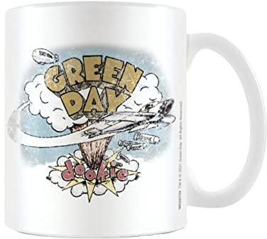 Green Day Dookie Unisex Mug Multicoloured Ceramic Band Merch, Bands