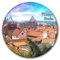 Schweden Visby Kühlschrankmagnet, Kühlschrank-Aufkleber, dekorativer Magnet, Reise-Souvenir, Kristallglas