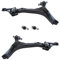 TRQ Querlenker und Kugelgelenk, vorne unten, 4-teiliges Set, kompatibel mit Honda Accord 2013–2017