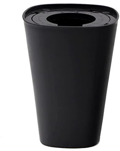 Hanging Plant Pot Upside Down Planter Sky Flower Pot Inverted Hanging Plastic Decoration for Home Garden Porch Black Upside Down Pot for Garden