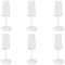 Excelsa Barolo Set mit 6 transparenten Gläsern, mundgeblasenes Glas, Fassungsvermögen 210 ml.