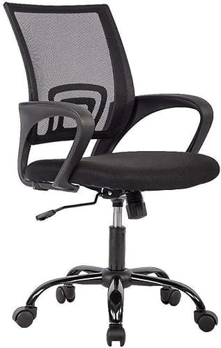 BestOffice Home Office Chair Ergonomic Desk Chair Mesh Computer Chair with Lumbar Support Armrest Executive Rolling Swivel Adjustable Mid Back Task Chair