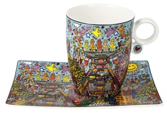 Künstlertasse Remenber those Cool Coal Days James Rizzi - Pop Art