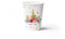 PAW - Gobelets en Papier Jetables (250 ml) I 8 Pièces I Idéal pour Mariage, Fête d'enfants, Anniversaire, Célébrations I Impression sur Gobelets en Papier à Base d'eau I Fête de la Licorne