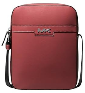 Michael Kors Cooper Flugtasche Crossbody (Dark Cherry), Rot/Ausflug, einfarbig (Getaway Solids), Medium