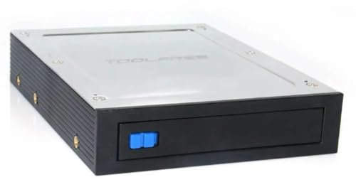 Ohsilv 2.5 Inch to 3.5 Inch Internal Floppy Bay SATA III 6Gbps Tray-LESS Mobile Rack for 2.5 Inch HDD SSD Hard Drive Backplane