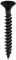 Black Pozi Countersunk Woodscrews, 3-5mm (#4, #6, #8, #10) 16-50mm (Pack of 20, 50, 100, 200, 500) (20, 3.5x25)