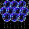 YOUYIKE 10 Stück 20 Zoll LED Leuchtende Luftballons, Bobo Helium Ballons, Luftballons Leuchtend, Helium Ballons, Ballonlichter, Helium Balloon Gas, für Hochzeit Deko, Geburtstag, Party Deko (Farbe)