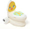 DIVCHI Potty Training Toilet with Life-Like Flush Button & Sound & Toilet Paper Holder | Easy to Clean | Splash Guard | Anti-Slip Base | Encourage Potty Training Practice (Duck)