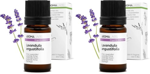 BIO - FINE Lavender Essential Oil - 5mL - 100% Pure, Natural, Chemotyped and AB Certified - AROMA LABS (French Brand) (Pack of 2)