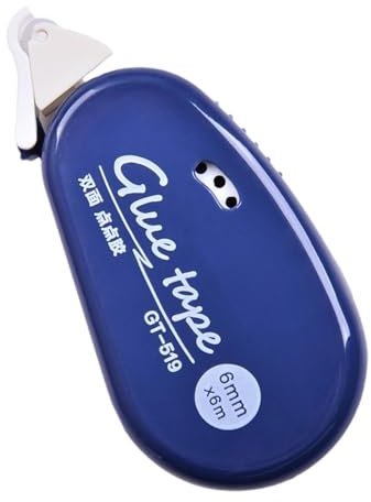 ALWIDA Scrapbook Tape Roller - Scrapbooking Adhesive Glue Runner Dispenser - Double Sided Tape with Retractable Dispenser Roller for Scrapbooking, Notebook, Book