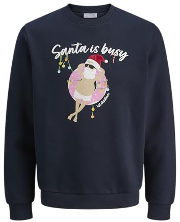 JACK & JONES Herren Jjchristmas Sweat Crew Neck Jnr Jjchristmas Sweat Crew Neck Jnr (1er Pack)
