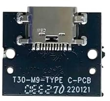 PCB original compatible con Blackview Tab 12 puerto de carga de placa USB, conector tipo C, pieza de reparación, T30-M9-TYPE-C