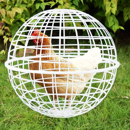 VDLLQYN, Chicken Ball Cage Rabbit Hutch Portable Chicken Coop Cages House Rabbit Hutch Outdoor Small Animal Cage To Free Range Coops For Rabbits Guinea Pig,Rabbit Cages(Quantity 5,50cm)