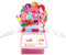 ZYOOO Hello Baby 3D Pop Up Karte Rosa,Babyparty Grußkarte zur Geburt von Mama,Oma,Schwester für Neugeborenes mit Umschlag