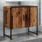 Myheimly Waschbeckenunterschrank,Waschbeckenschrank mit viel Stauraum,Unterschrank für Waschbecken Waschtisch,Badschrank Badezimmerschrank Badmöbel,Altholz,60 cm