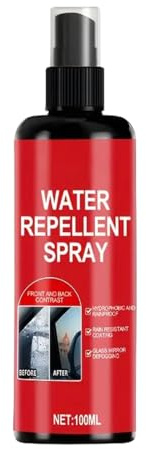 Spray detergente per vetri auto – formula anti- idrofobica, detergente per vetri senza aloni per veicoli | rivestimento protettivo con schermo antipioggia, trattamento di lunga durata per | 100ml Antiappannamento Antipioggia Parabrezza Per Guida Sicura Spostamenti Quotidiani Viaggi Auto SUV Camion Bagno