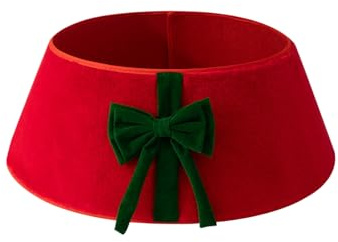 Cache Pied Sapin De Noel Decoration, Jupe De Sapin De Noël en Peluche, Pliable Collier Tapis pour l'arbre, Cache Base Pied Style Bohème, Décoration De Plants en Pot pour Petit Arbres Artificiels