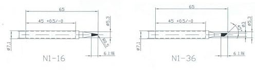 Ersatz-Lötspitze N1-3, abgeflacht