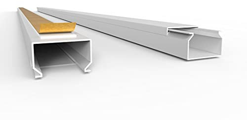 SCOS Smartcosat SCOSKK37 10 m Kabelkanal (L x B x H 2000 x 25 x 16 mm, PVC, Kabelleiste, Selbstklebend) weiß