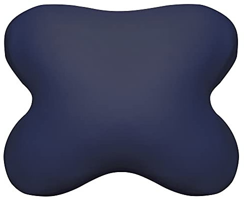 Edda Lux Bezug passend für Tempur OMBRACIO Schlafkissen, 60/56 x 50/48 cm, formbeständiger Jersey Kissenbezug für Schmetterlingskissen, aus 100% Baumwolle, in Marine