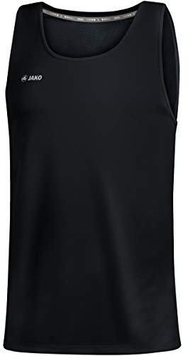 JAKO Run 2.0 Tanktop Running Kids Schwarz, 140 Kinder