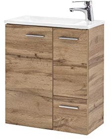 Schildmeyer Matteo 137111 Mueble para Lavabo, Color Roble rústico, 50 x 25 x 60 cm