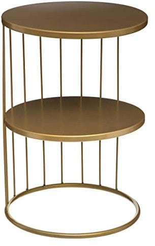 Atmosphera - Beistelltisch Kobu goldfarben D 36 cm - Gold