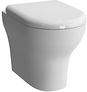 VitrA Zentrum White Back to Wall Pan with Soft Close Seat & Cover