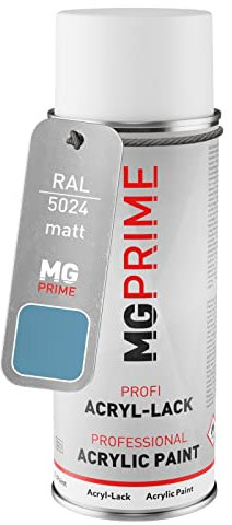 MG PRIME RAL 5024 Bleu pastel/Pastel blue Bombe aérosol 400 ml mat séchage rapide