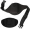 Weewooday 1 Pack Mic Belt Wireless Microphone Belt for Theatre Microphone Holder Waistband Bag for Fitness Instructor Micro Speaker (Black)