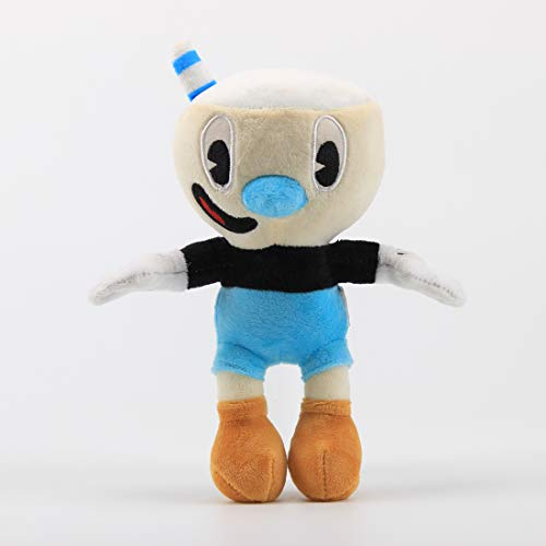 uiuoutoy Plüsch Kuscheltier Puphead Ghost Cagney Carnantion Devil Boss Plüschtier Puppen Spielzeug Geschenk (Mug Man)