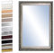 Bilderdepot24 Wandspiegel Spiegel Badspiegel Holzrahmen komplett mit Echtglas - Silber Antik - ca. 90x60 cm I SUA-6071 V-V