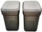 Tupperware SET (2) Swing Box 450 ml schwarz Vorratshaltung Vorrat Behälter Dose