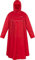 normani Unisex Regenponcho EXTRA Lang mit Ärmeln und Brusttasche für Damen und Herren - Brusttasche und 3M™ Scotchlite™ Reflektor - 100% Winddicht - 100% Wasserdicht Farbe Kirschrot Größe L/XL