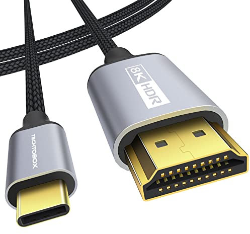 USB C auf HDMI 2.1 Kabel [8K @ 60Hz, 4K @ 144Hz, HP. Dell, S21 und mehr