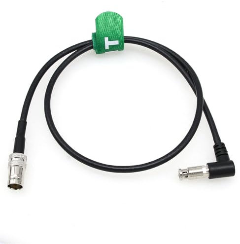 HangTon 6G SDI-Videokabel HD Micro BNC auf Buchse BNC Adapter für Blackmagic Video Assist 4K 5 Monitor, rechter Winkel hohe Dichte 1m