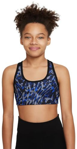 Nike Unisex Kinder G Swoosh Rev Bra Se+ T-Shirt, Game Royal/Black, S