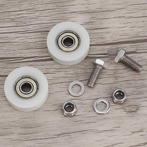 Tbest Laufrollen,Laufrolle Gewächshaus 28,Gewächshaus Türrollen,Er,Gewächshaus-Türrollen,Gewächshaus-Türräder 40 Mm,Räder Für Gewächshaustür,Gewächshaus,28 Mm,30 Mm Durchmesser,Ersatz-K