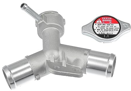 QUARKZMAN No.1650221080 Alluminio Motore Radiatore Bocchettone di riempimento Collo con tappo per Toyota