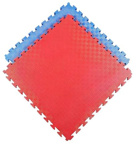 Donatif - Tapis de Gym Puzzle Tatami 100 x 100 x 2 cm - 1 tuile Sol caoutchouté Gym épaisseur 2 cm - Tatami Gym Tapis caoutchouté