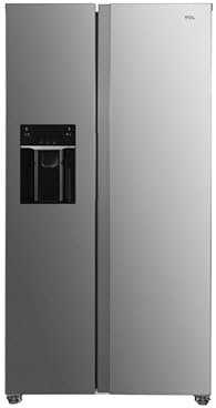 American Fridge Freezer in Silver with 3-in-1 Ice Maker, Inverter Compressor, Multi Air Flow, Total No Frost, Touch Screen with Digital Display