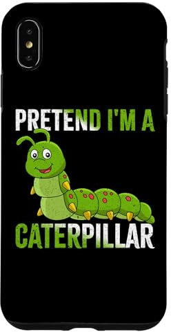 Hülle für iPhone XS Max Pretend Caterpillar Easy Halloween Kostüm Schmetterling Thema