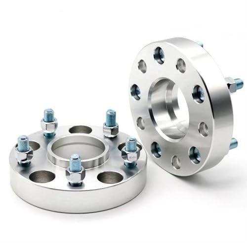 Spürverbreiterungsatz 2 Stück 5x10 0 56,1mm Spurverbreiterung Adapter 5 Lug Für Toyota 86 Für Subaru BRZ Lmpreza/XV/G4/Anesis Für Forester Für Outback 15/20/25/30/50mm Spurverbreiterungen(70mm Silver