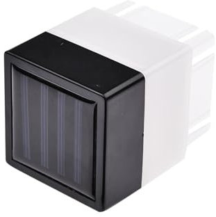 Lampioni per recinzione solare - Luce da giardino a LED ad energia solare, Lampioni solari per esterni | Luce decorativa per esterni per patio, piscina, scale, gradini,