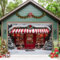 Hiseng 3D Weihnachten Garagentor Banner, 3D Weihnachten Deko Outdoor Große Weihnachten Garage Dekorationen, Happy New Year Weihnachten Banner Dekorationen für Party (Weihnachtsladen,180x400cm)