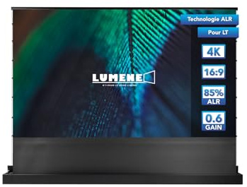 Lumene Écrans de Projection motorisés de Sol Eden Extra Bright LT - 130 Pouces Autoportant, Électrique Rétractable, ALR CLR, 4K UHD, Home Cinéma Portable, Écran pour Projecteur Longue Focale