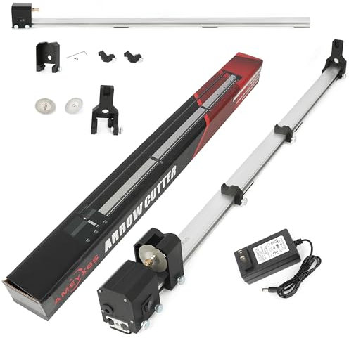 Poearcus Taglierina per frecce da tiro con L'Arco Sega elettrica per frecce Tiro con L'Arco Riparazione Strumento di rettifica per Puro Carbonio Misto Fibra di Vetro Freccia e Albero di Alluminio